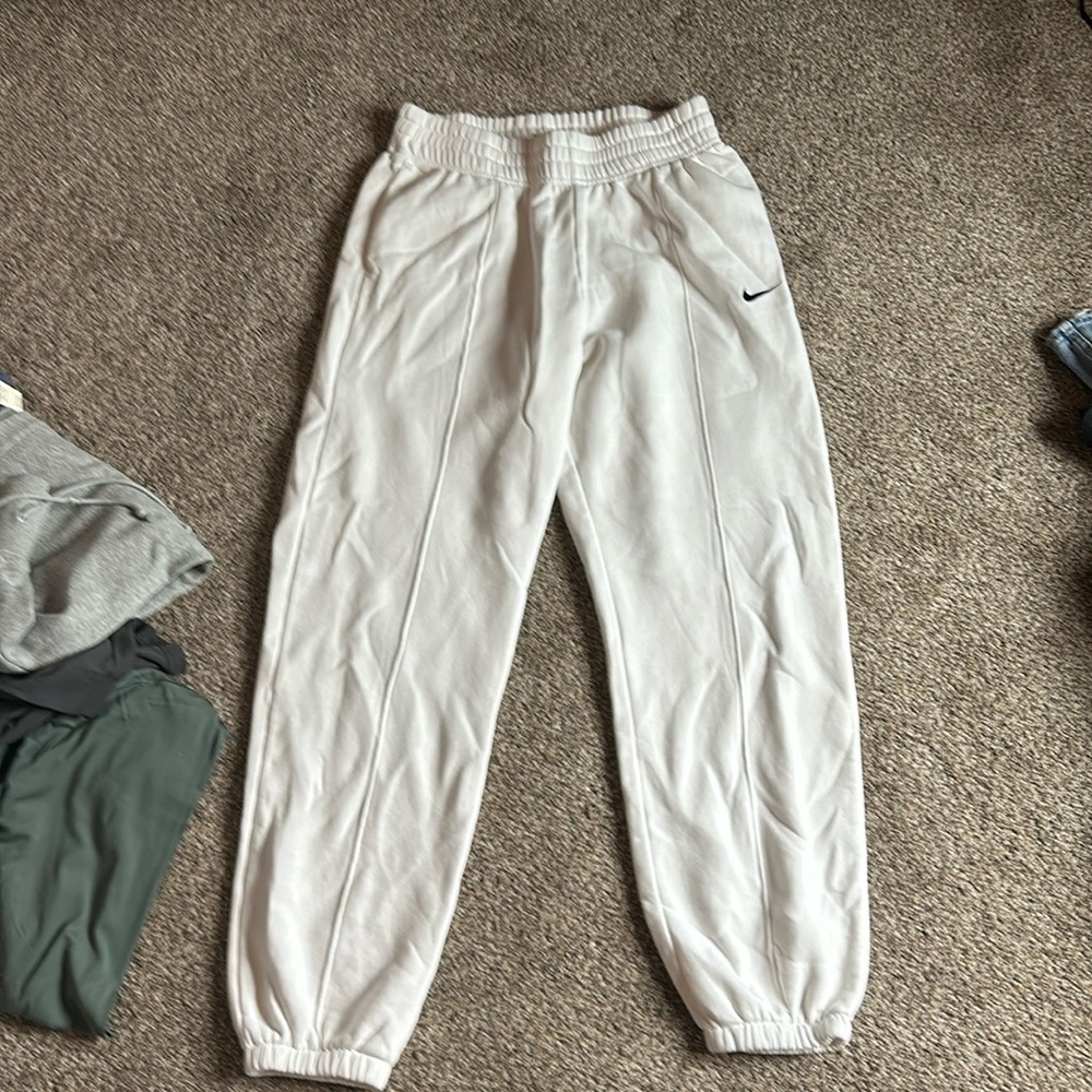 Nike white sweats